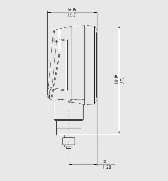 WIKA - CPG1200350L01 - Digitales Manometer 350 Bar
