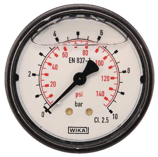 Wika - MA6310B04PLGF - Manometer Diameter63 0-10bar 1/4" hinten