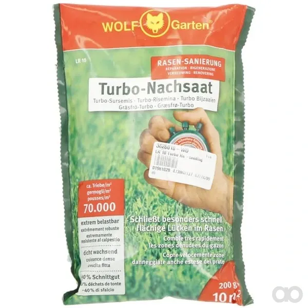 Wolf Garten - 3826010WO - Saatgut, LR 10 Turbo Nachsaat 10m²