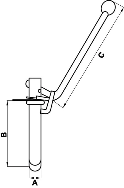 Zetor - 45115104 - Anhaengerstift