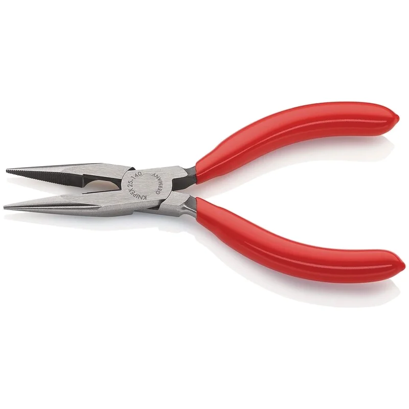 Knipex - 2501140SB - Flachrundzange mit Schneide