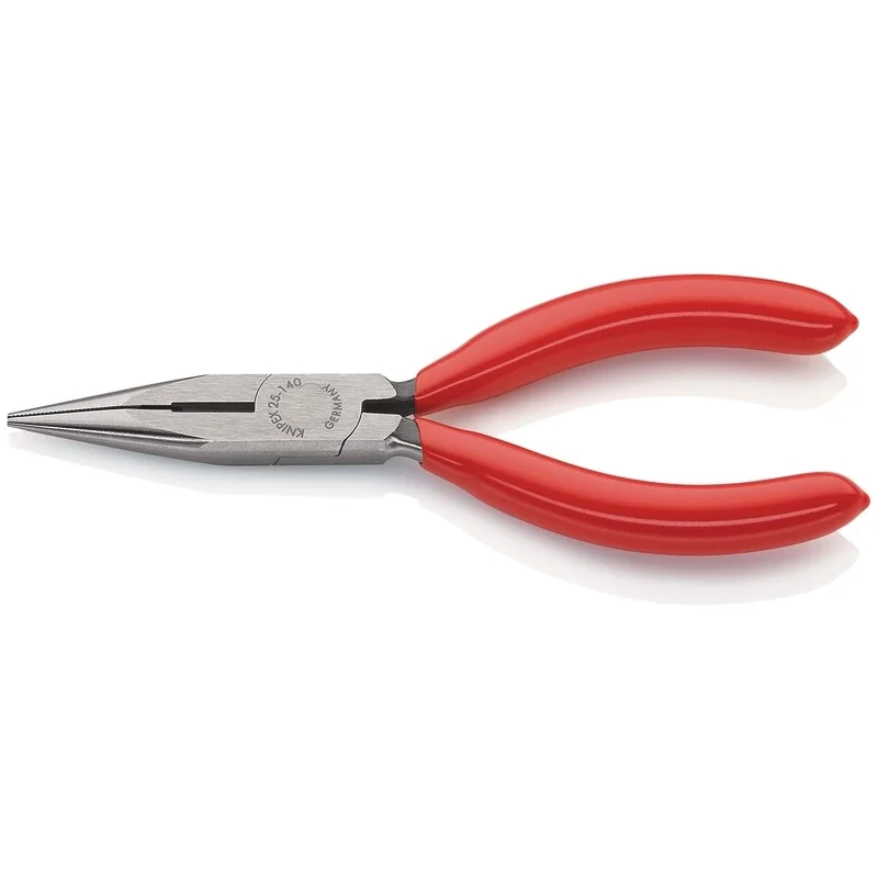 Knipex - 2501140SB - Flachrundzange mit Schneide