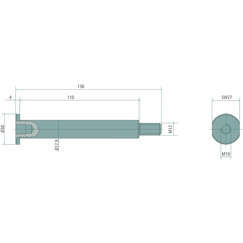 Knott - 41004694 - Handbremshebelbolzen 110 mm