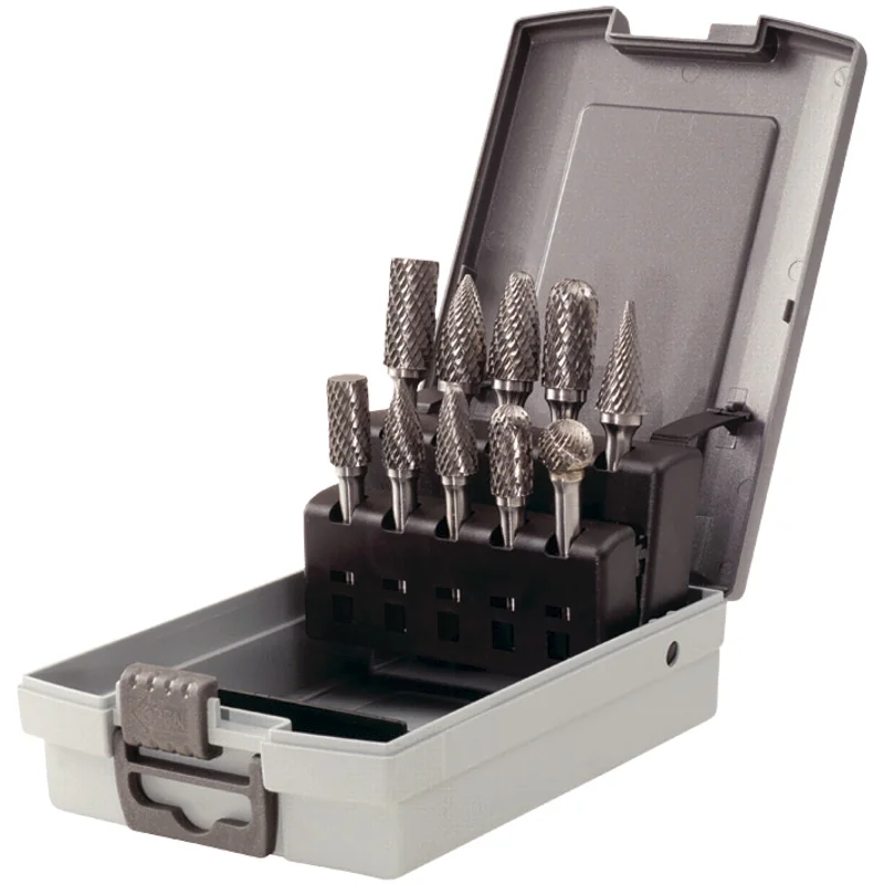 KS Tools - 5153220 - HM Fräserset in Kunststoffbox, 10-tlg.