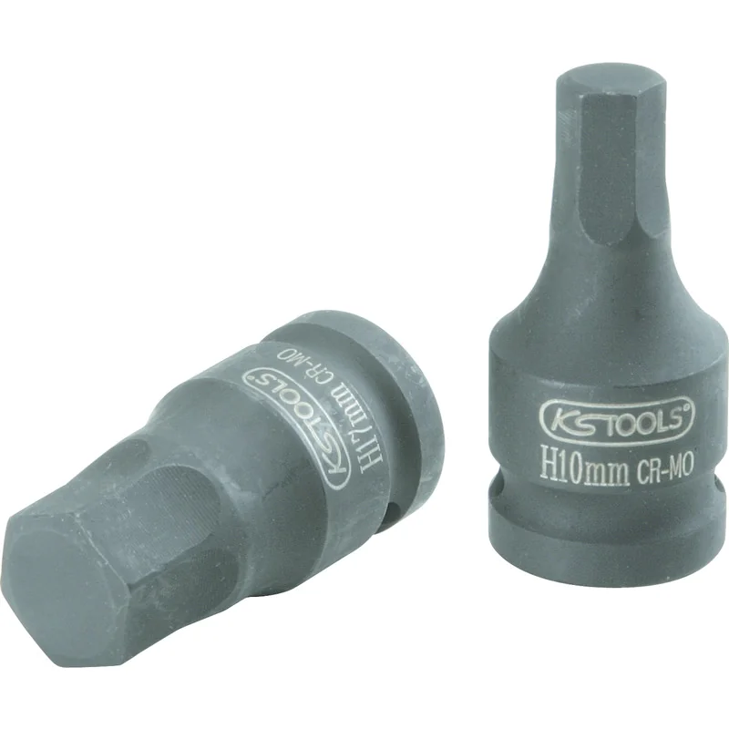 KS Tools - 9110908 - 1/2 Zoll Bit-Stecknuss, kurz, 1