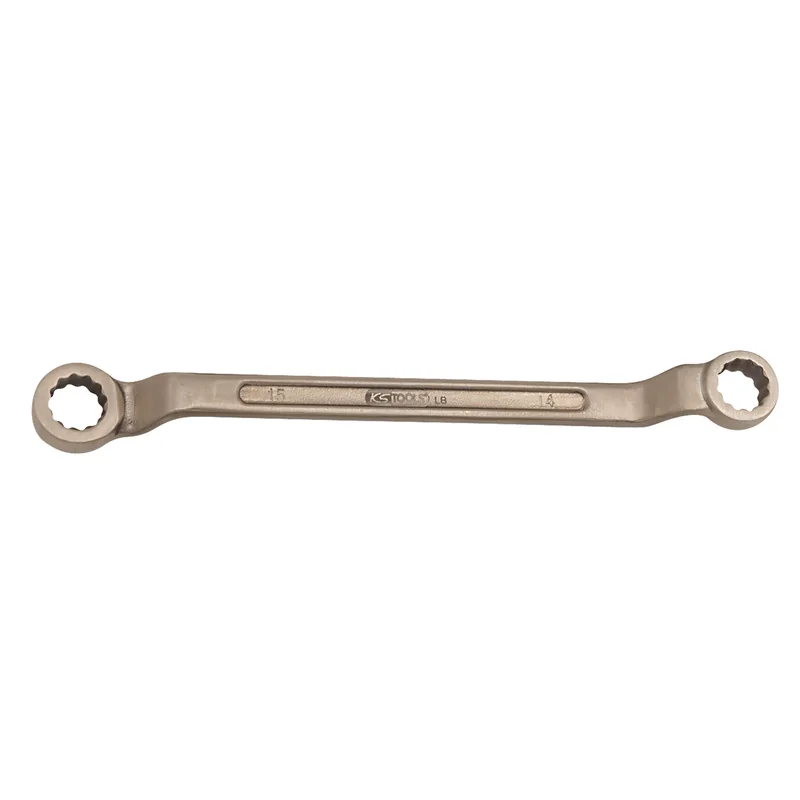 KS Tools - 9637377 - BRONZE+ Doppelringschlüssel gekröpft 9x10 mm