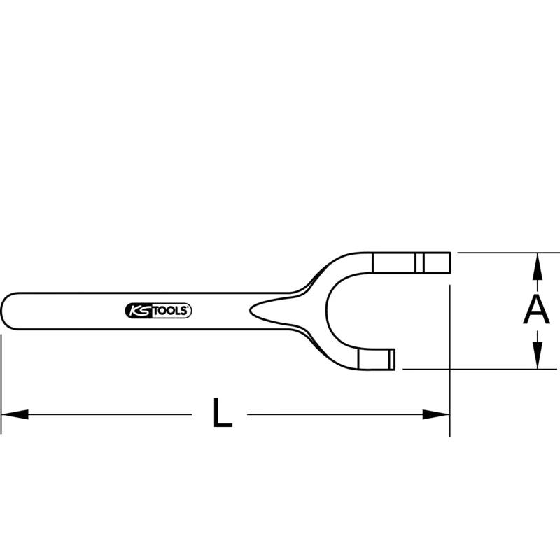KS Tools - 9638238 - BRONZE+ Handradschlüssel Durchmesser 36x60 mm