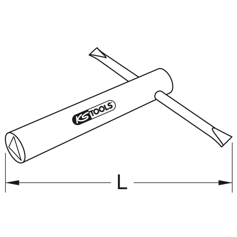 KS Tools - 9638268 - BRONZE+ Dreikant-Steckschlüssel M20