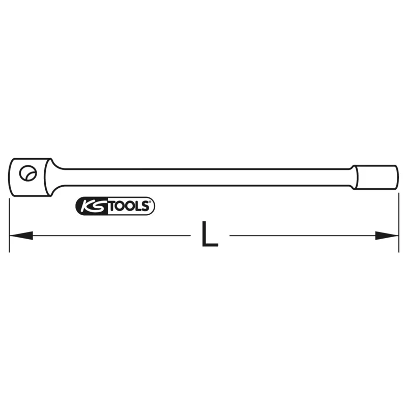 KS Tools - 9638324 - BRONZE+ Sechskant-Steckschlüssel 82 mm