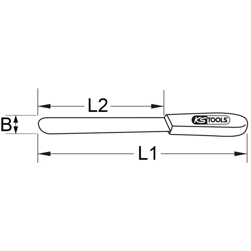 KS Tools - 9639517 - BRONZE+ Spachtelmesser 490 mm