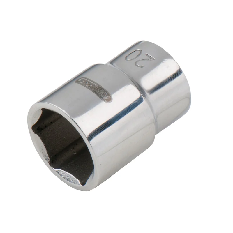 KS Tools - 9641225 - EDELSTAHL Sechskant-Stecknuss, 1/2 Zoll, 25mm