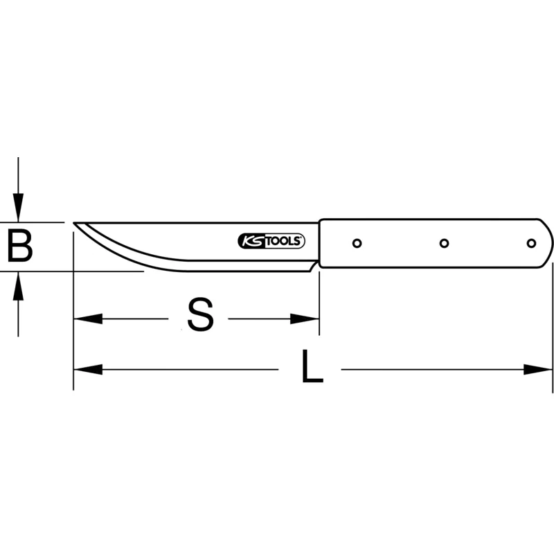 KS Tools - 9651102 - Titan-Messer, 250mm