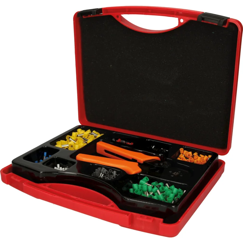 KS Tools - 9700840 - Sortiment Aderendhülsen Mit Crimpzange, 0.25 mm² -