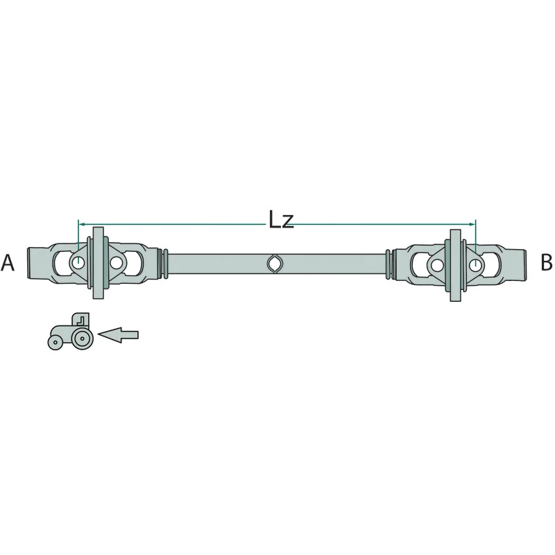 Weasler - 18117450151 - Gelenkwelle