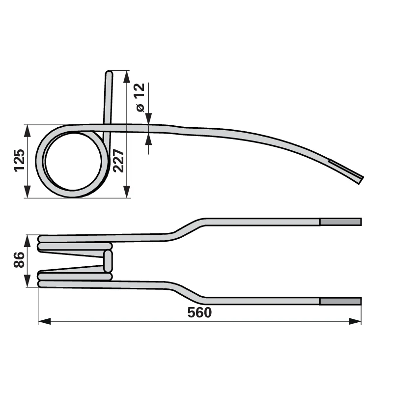Agricarb - 445067 - Saatstriegelzinke
