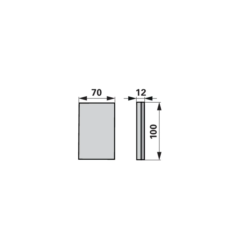 Agricarb - BRC1070 - Verschleißplatte