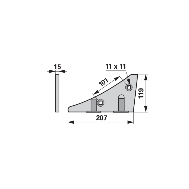 Agricarb - CSL1900D - Anlagenkeil