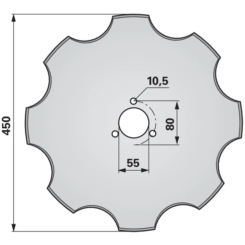 Alternativ - 056115 - Sechscheibe