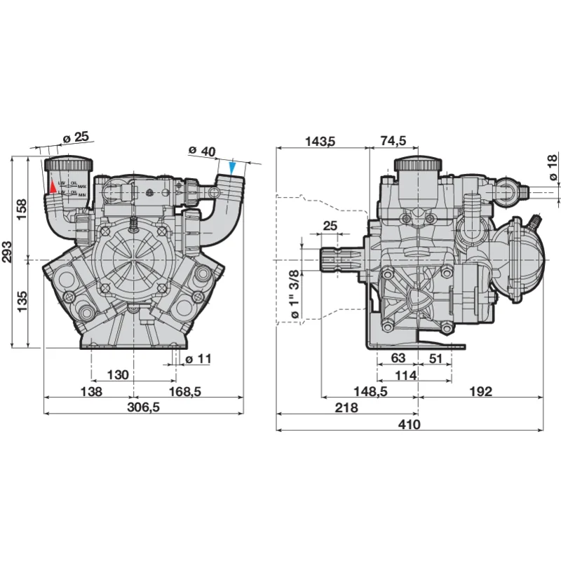 Annovi Reverberi - 1199 - Kolbenmembranpumpe