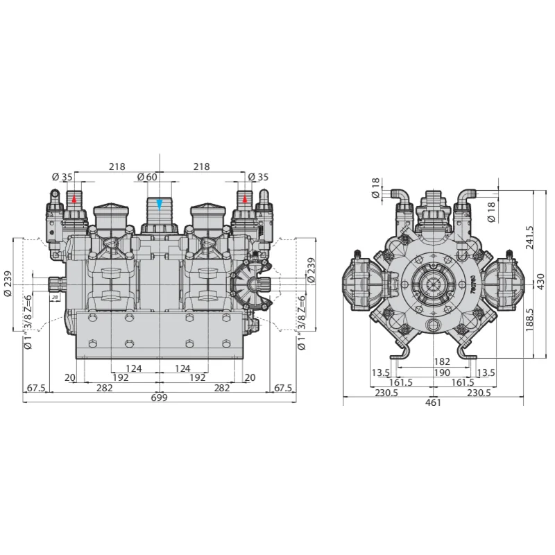 Annovi Reverberi - 32057 - Kolbenmembranpumpe