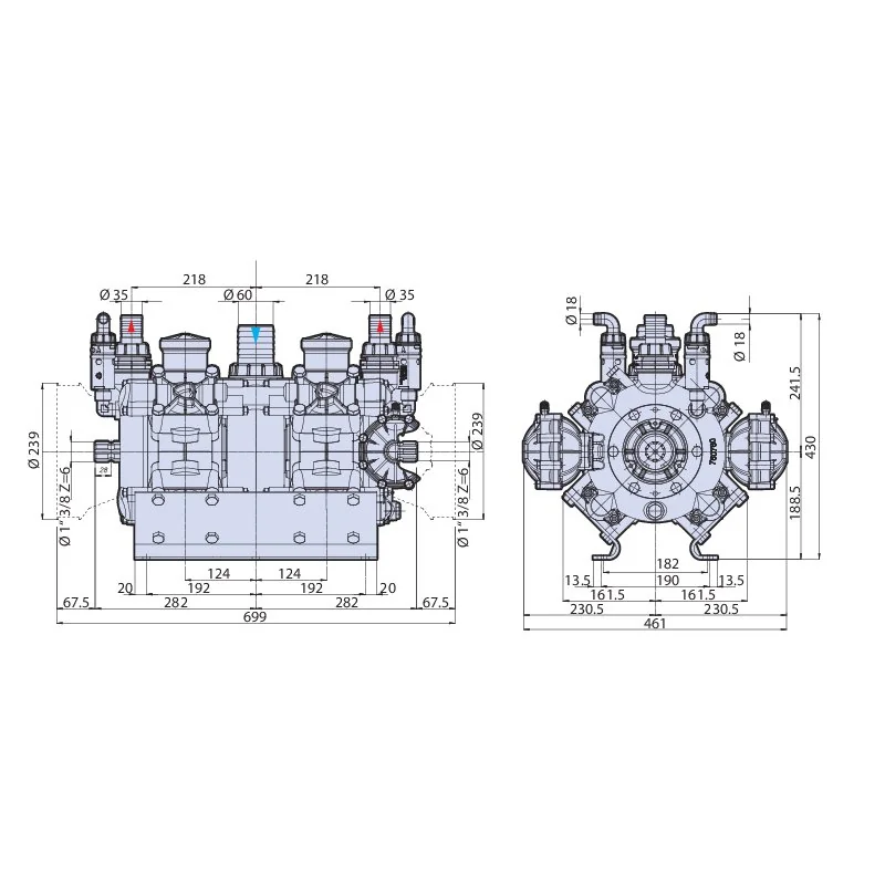 Annovi Reverberi - 32059 - Kolbenmembranpumpe
