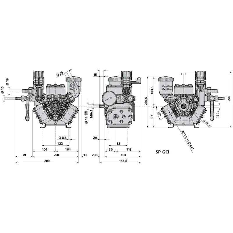 Annovi Reverberi - 33432 - Motorpumpe