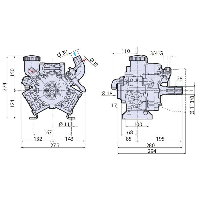 Annovi Reverberi - AR 503 SP - Kolbenmembranpumpe