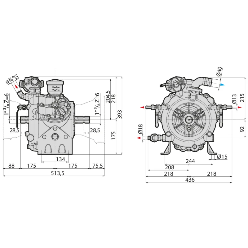 Annovi Reverberi - BHS 120 CC - Kolbenmembranpumpe