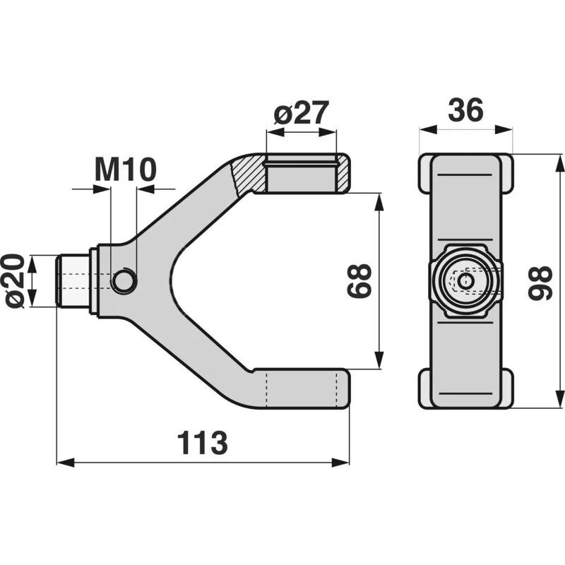 BCS - 525.48510.0 - Schwinggabel
