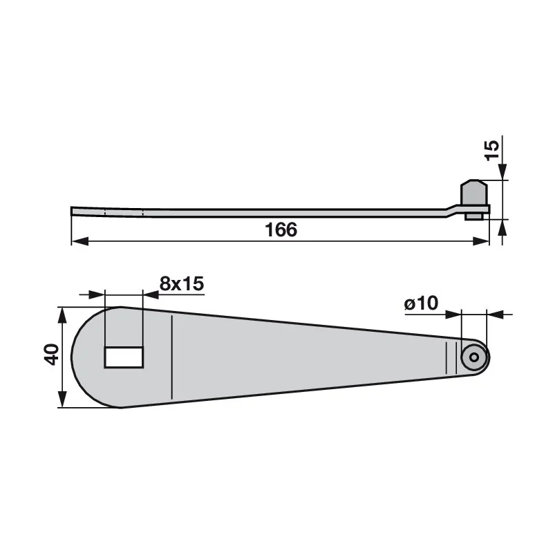 BCS - 590.58601.0 - Schwinghebel