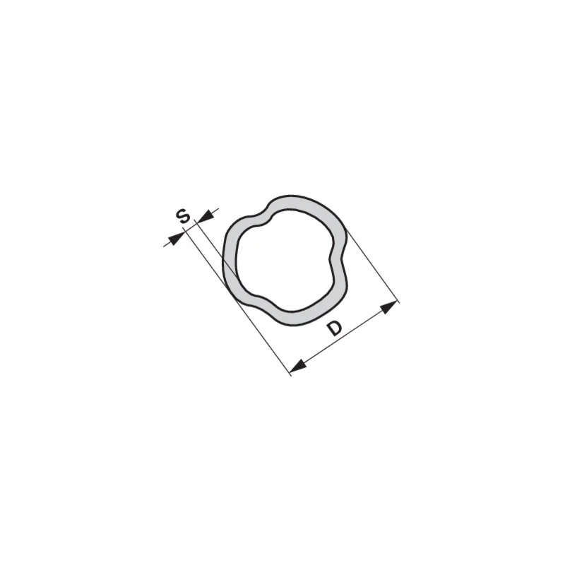 Bondioli Pavesi - 2255T1055 - Profilrohr
