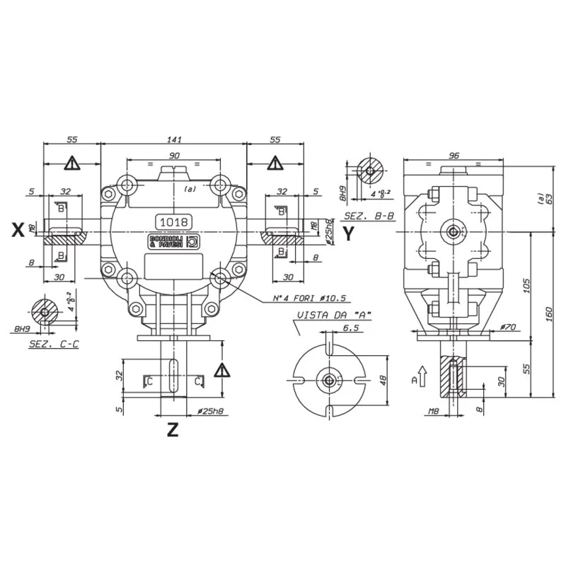 Bondioli Pavesi - S1018190G222 - Winkelgetriebe