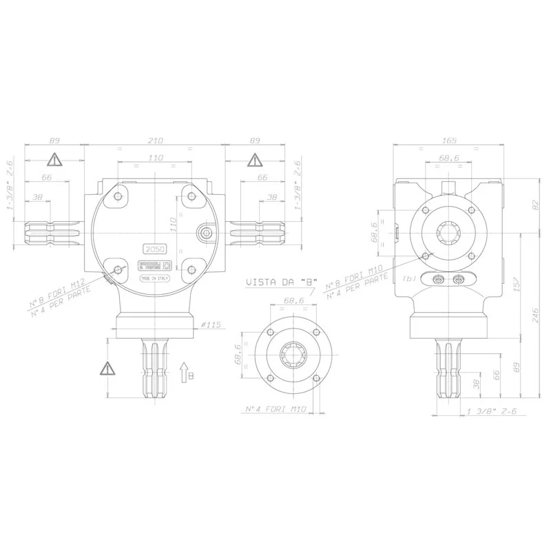 Bondioli Pavesi - S2050191G111 - T-Getriebe