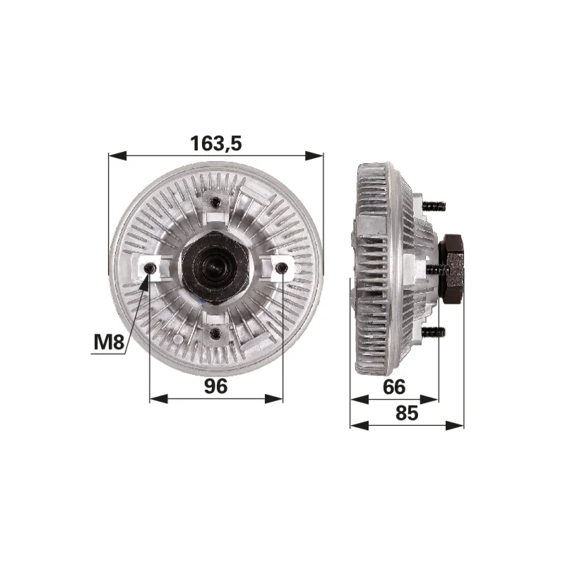 BORGWARNER - 161200060470 - Lüfterkupplung