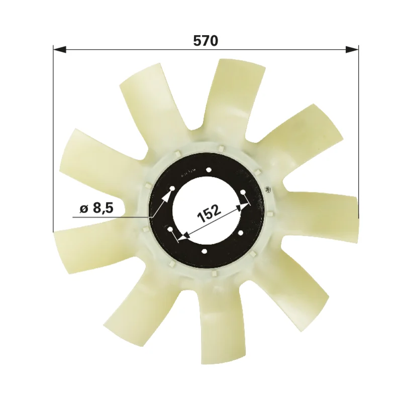 BORGWARNER - 162000060014 - Lüfterflügel
