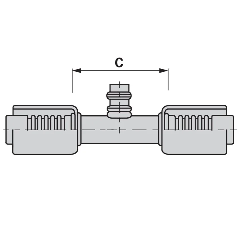 Burgaflex - 527024-10-10LPS - Schlauchverbinder KL mit FVND, DN12