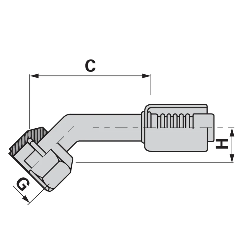 Burgaflex - 52705-10-10S - Dichtkegel KL ORL, 45°, DN12, 7/8-14