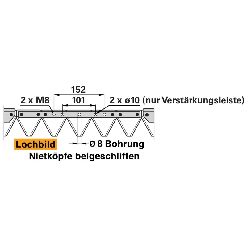 ESM - 259.1060 - Mähmesser