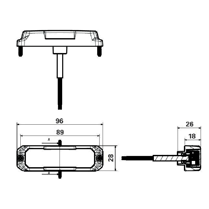 Fabrilcar - 42-4055-301 - LED Blitzleuchte