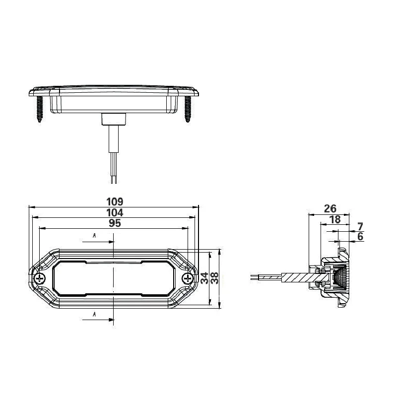 Fabrilcar - 42-4055-601 - LED Blitzleuchte