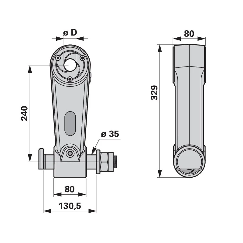 Finn-Rotor - CR600-CR1000 - Pendelgelenk