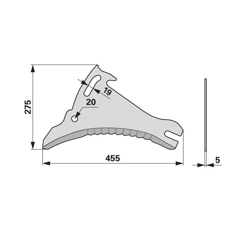 FRANK - 01076260 - Ladewagenmesser