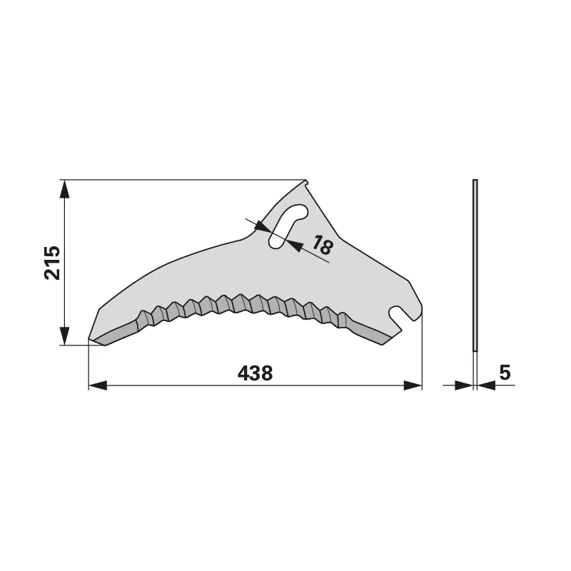 FRANK - 02067987 - Ladewagenmesser