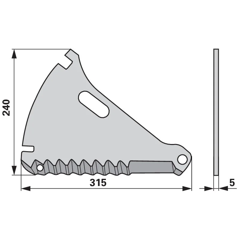 FRANK - 06247223 - Ladewagenmesser