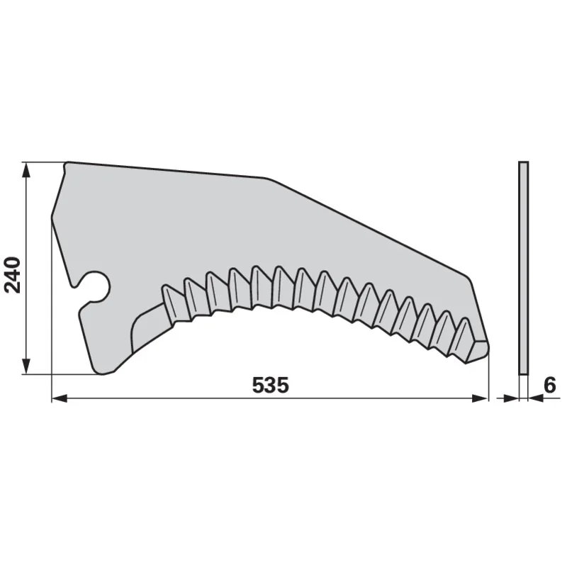 FRANK - 332970 - Ladewagenmesser