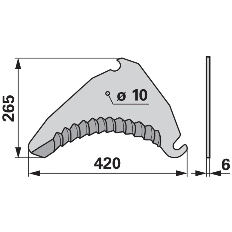 FRANK - 333786.2 - Ladewagenmesser