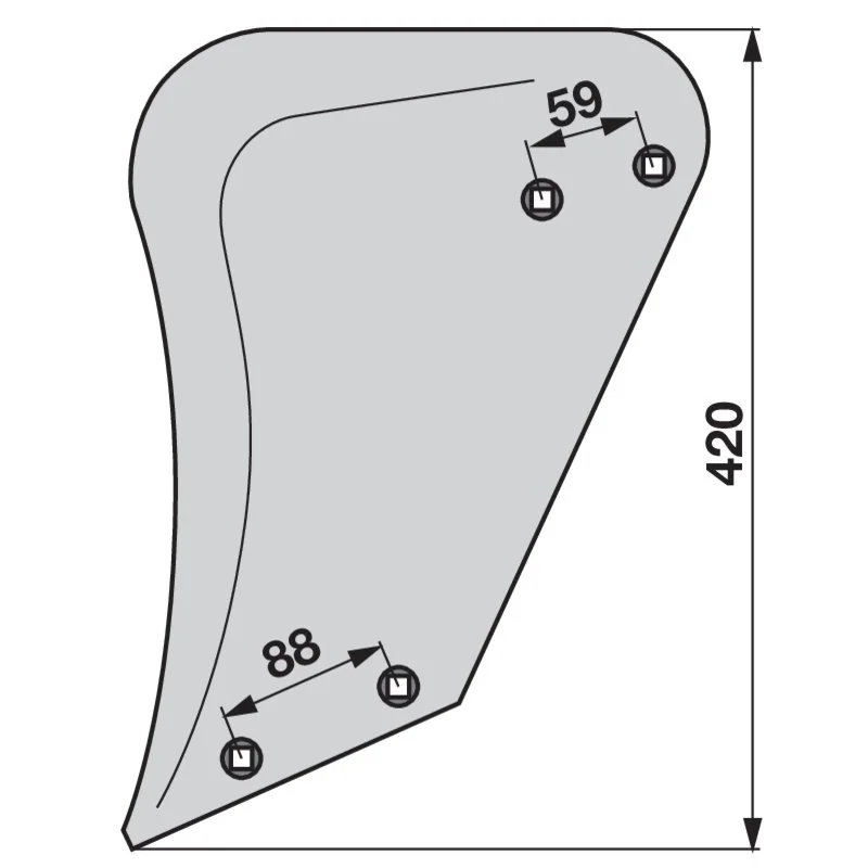 FRANK - 3470601 - Vorschälermollblech