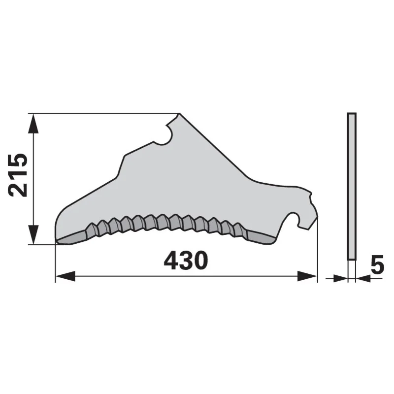 FRANK - 434.126.002 - Ladewagenmesser