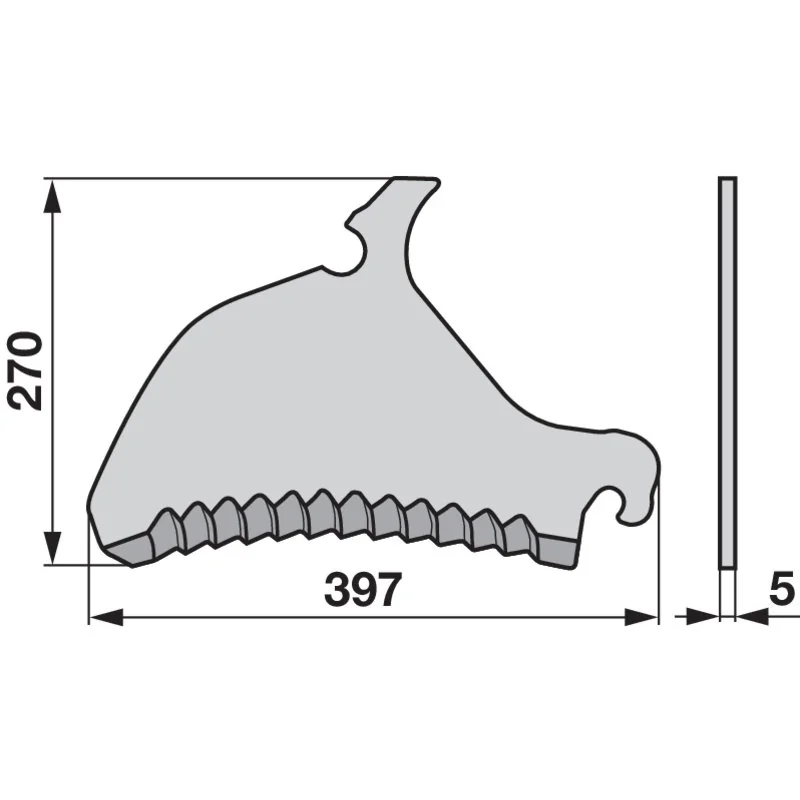 FRANK - 434.135.001 - Ladewagenmesser