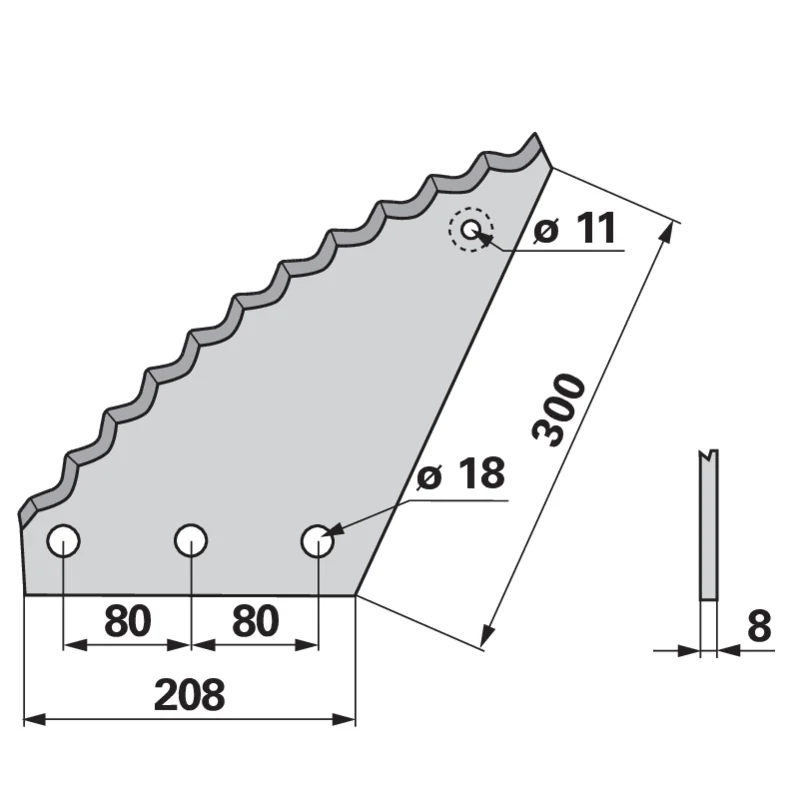 FRANK - 60903500 - Mischwagenmesser